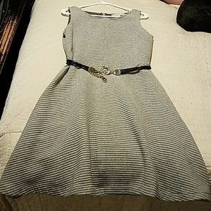 Loft fit and flare dress